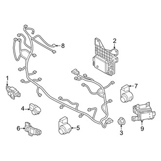 Hyundai OE - Front Bumper & Grille - Electrical Components