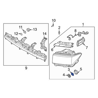 Hyundai OE - Headlight Insulator