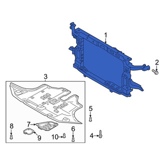 Hyundai OE - Front Radiator Support Panel
