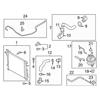 Hyundai OE - Cooling - Radiator & Components