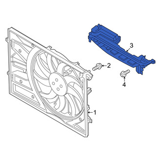 Hyundai OE - Front Radiator Support Air Deflector