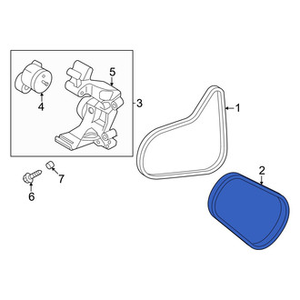 Hyundai OE - Accessory Drive Belt
