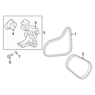 Hyundai OE - Cooling - Belts & Pulleys (Calligraphy / Limited / SE / SEL / XRT)