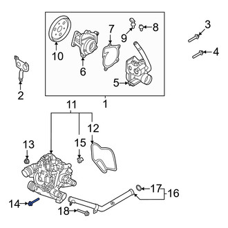 Hyundai OE - Engine Coolant Thermostat Housing Bolt