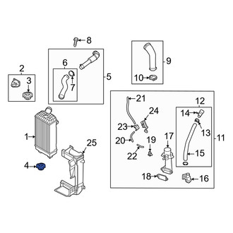Hyundai OE - Lower Radiator Insulator