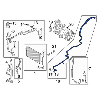 Hyundai OE - Front A/C Pipe
