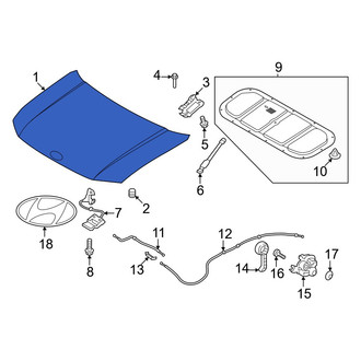 Hyundai OE - Front Hood Panel