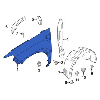Hyundai OE - Front Left Fender