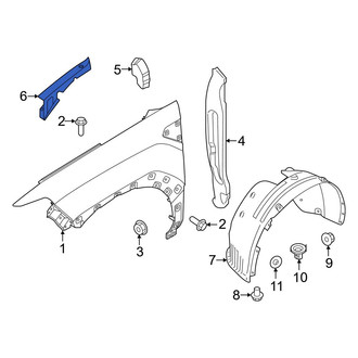 Hyundai OE - Front Left Fender Filler Panel