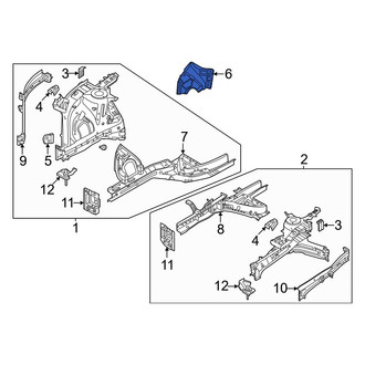 Hyundai OE - Right Fender Apron Insulator