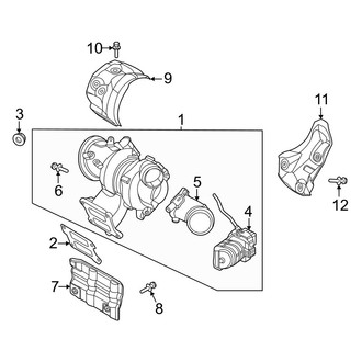 Hyundai OE - Engine - Turbocharger & Components (2.5L)