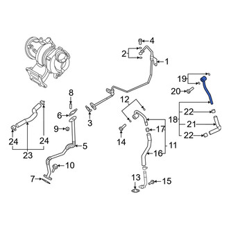 Hyundai OE - Turbocharger Coolant Line