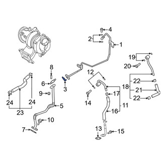 Hyundai OE - Turbocharger Oil Line Gasket