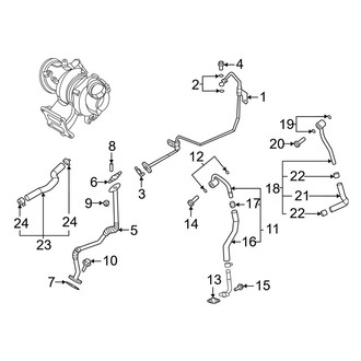 Hyundai OE - Engine - Turbocharger & Components (Hoses & Pipes)