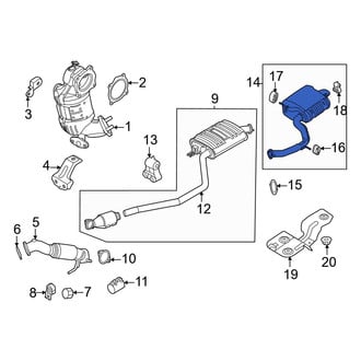 Hyundai OE - Center Exhaust Muffler