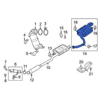 Hyundai OE - Exhaust Muffler