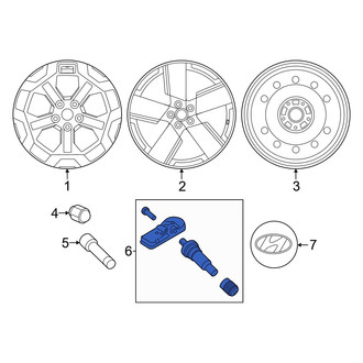 Hyundai OE - Tire Pressure Monitoring System (TPMS) Sensor