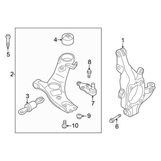 Hyundai OE - Front Suspension - Suspension Components (Hybrid Calligraphy / Hybrid Limited / Hybrid SE / Hybrid SEL)