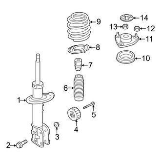 Hyundai OE - Front Suspension - Struts & Components