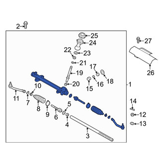 Hyundai OE - Rack and Pinion Assembly