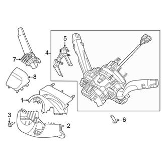 Hyundai OE - Steering Column - Shroud, Switches & Levers