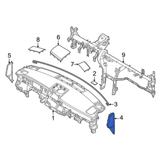 Hyundai OE - Right Instrument Panel Side Cover