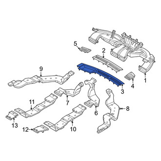 Hyundai OE - Front Dashboard Air Vent Trim