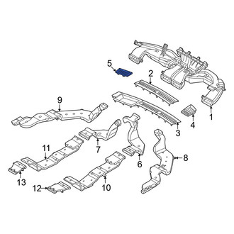 Hyundai OE - Front Left Windshield Defroster Nozzle