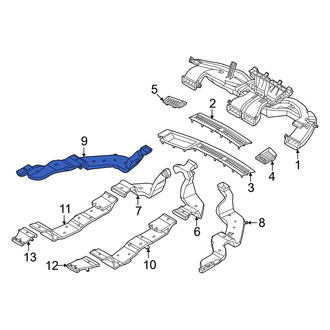Hyundai OE - Center Left Outer Instrument Panel Air Duct