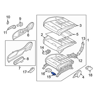 Hyundai OE - Front Left Seat Motor
