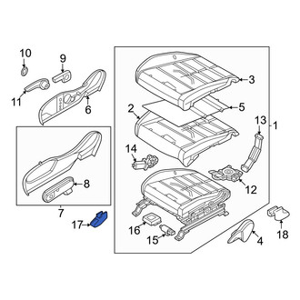 Hyundai OE - Seat Track Cover