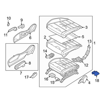 Hyundai OE - Seat Track Cover
