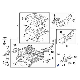 Hyundai OE - Seat Track Cover