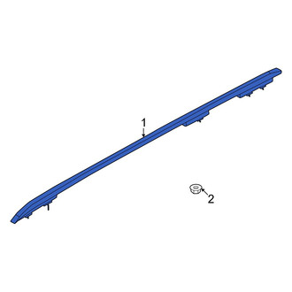 Hyundai OE - Left Roof Luggage Carrier Side Rail