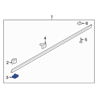 Hyundai OE - Fender Molding Retainer