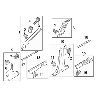 Hyundai OE - Pillars, Rocker & Floor - Interior Trim