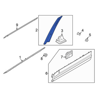 Hyundai OE - Front Left Door Applique