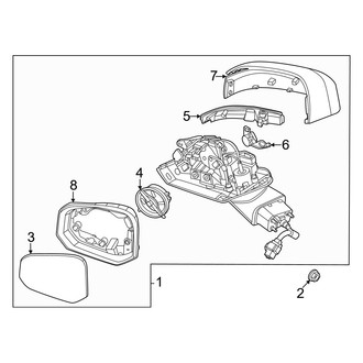 Hyundai OE - Front Door - Outside Mirrors