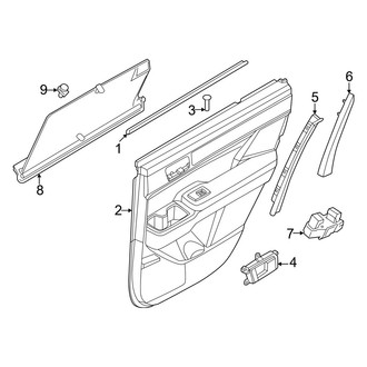 Hyundai OE - Rear Door - Interior Trim