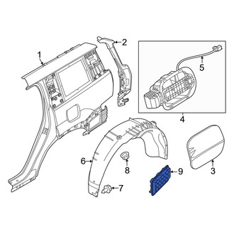 Hyundai OE - Rear Quarter Panel Vent