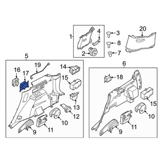 Hyundai OE - Rear Right Dashboard Air Vent