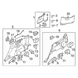 Hyundai OE - Quarter Panel - Interior Trim