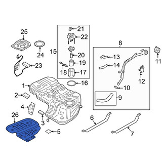 Hyundai OE - Fuel Tank Shield