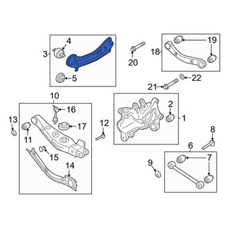 Hyundai OE - Rear Right Suspension Control Arm