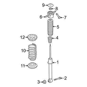 Hyundai OE - Rear Suspension - Shocks & Components (FWD)