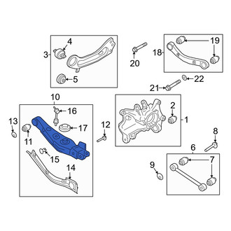 Hyundai OE - Rear Right Suspension Control Arm
