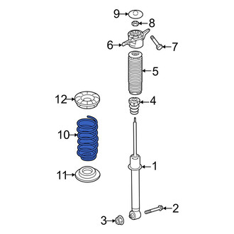 Hyundai OE - Rear Coil Spring