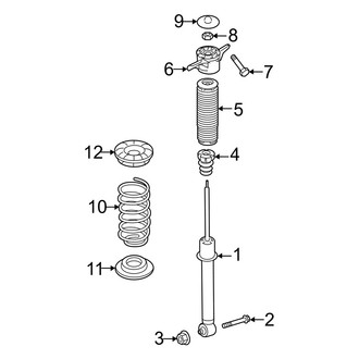 Hyundai OE - Rear Suspension - Shocks & Components (AWD)