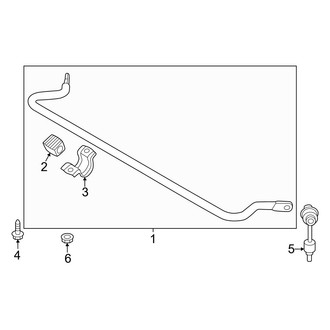 Hyundai OE - Rear Suspension - Stabilizer Bar & Components (AWD)
