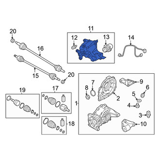 Hyundai OE - Rear AWD Coupling Unit